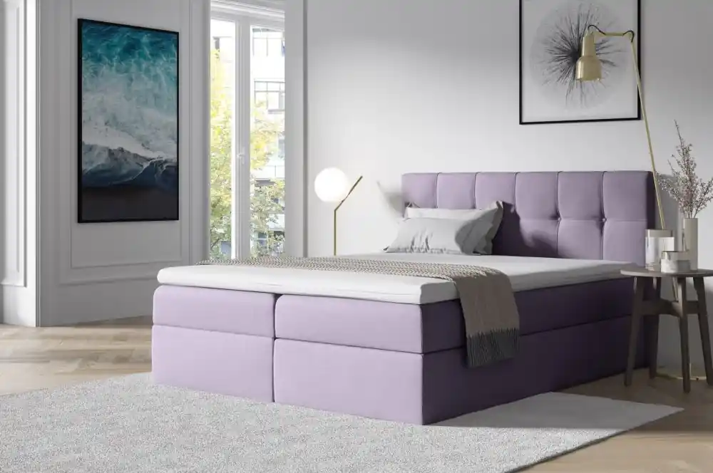 Boxspring postel Empire 140x200 cm - výběr barev Víkendová Akce