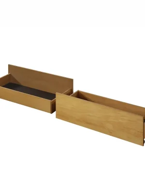 2 kusy, zásuvný kontejner pod postel, dub, MIDEA Přímo Od Výrobce