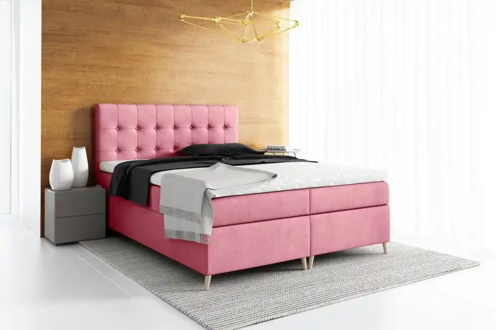 Boxspring postel 260x200 Armani - výběr barev Novinka