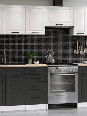 Kuchyňská linka Ilona 240/180 bílá/grafit MAT Expresní Doručení