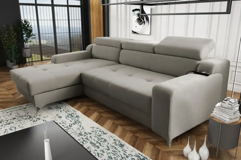Nová Kolekce Sedací souprava Darina Premium L šedá