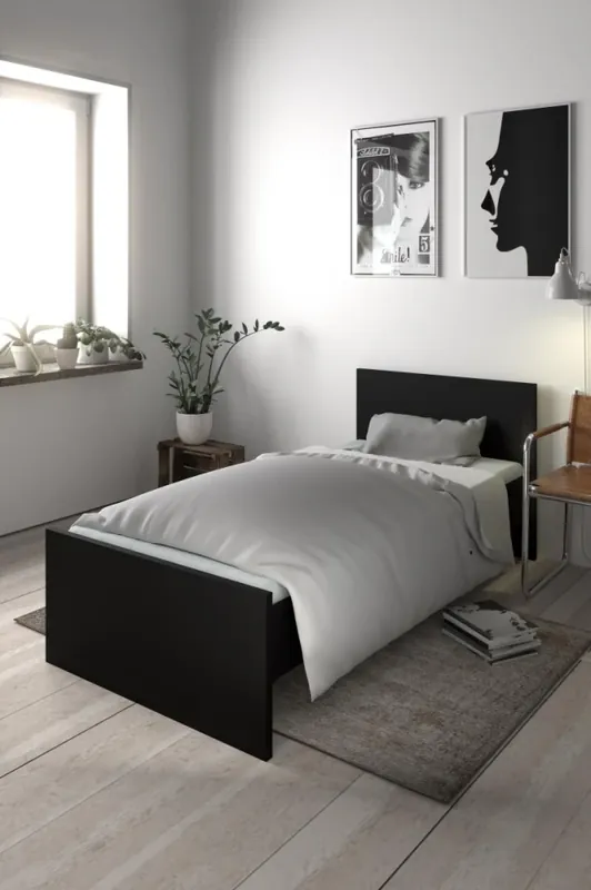 Postel Simplicity 211 90x190 černý mat Akční Cena