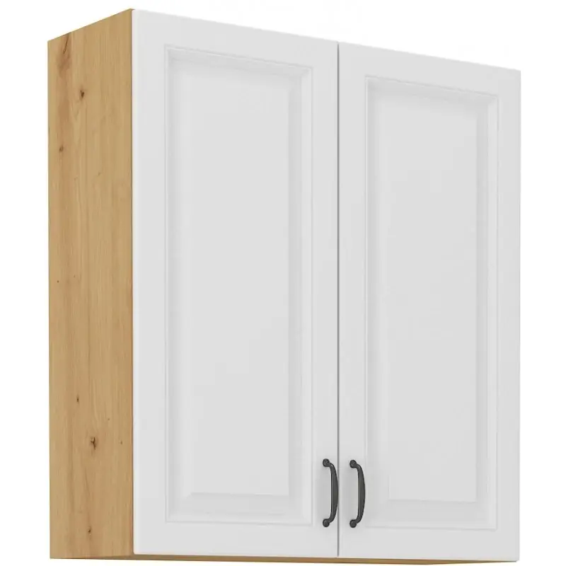 Cenově Výhodný Kuchyňská skříňka Stipe 80 G 90 2F bílá / dub artisan