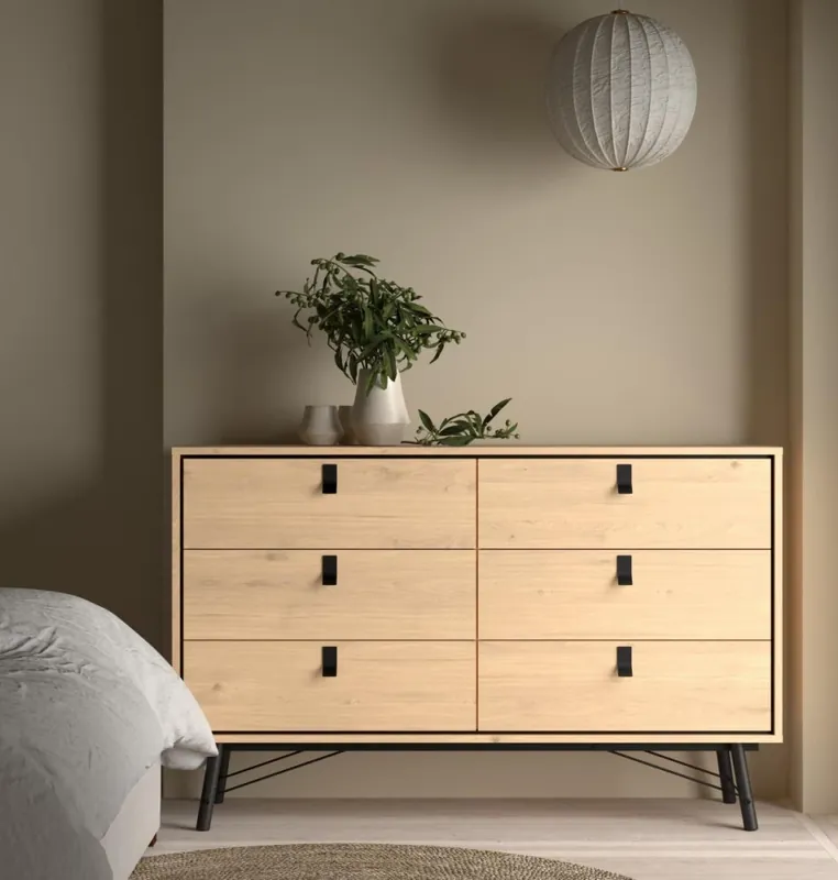 Komoda Rain 6s velká jackson hickory Novinka