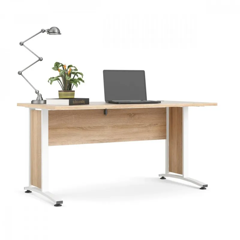 Časově Omezené Psací stůl Office 80400/71 dub sonoma/bílá