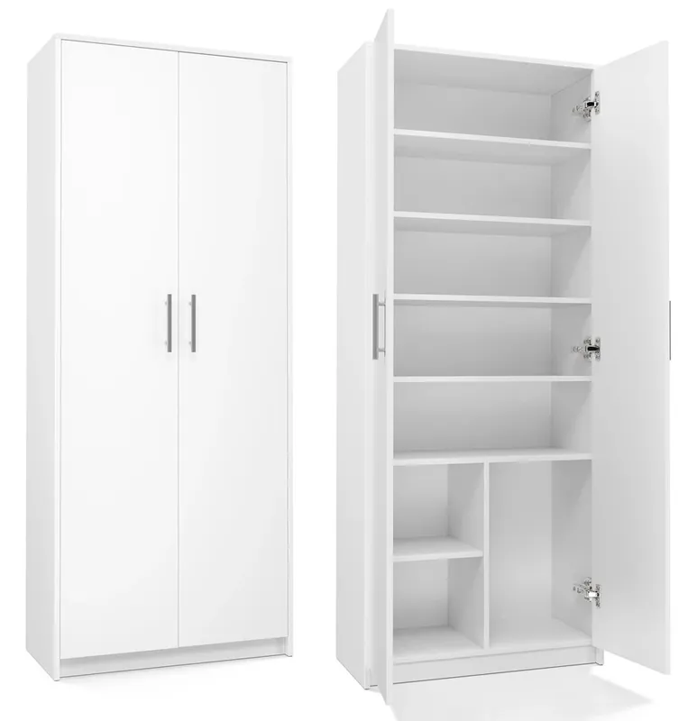 Kancelářská skříň Olina 2D bílá Levný