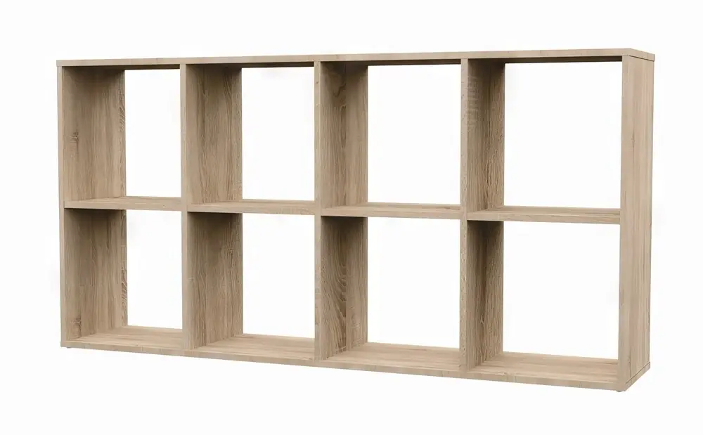 Regál Manja 2x4 dub sonoma Víkendová Akce