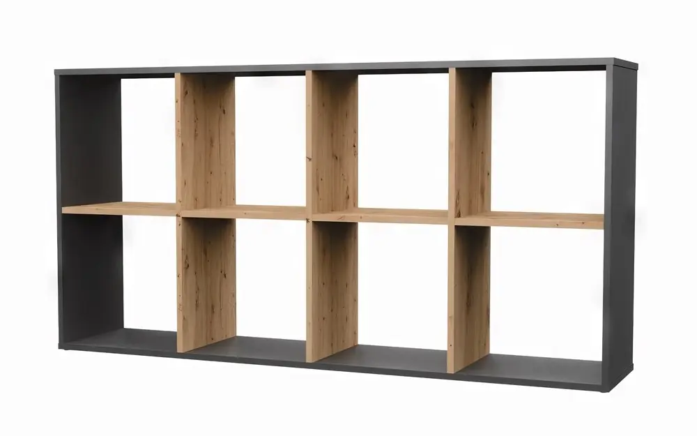 Regál Manja 2x4 antracit/dub artisan Odeslání Ihned