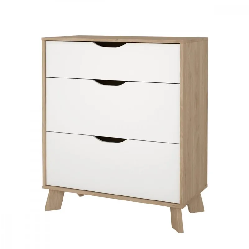 Komoda Iker 703 jackson hickory/bílá Pouze Dnes