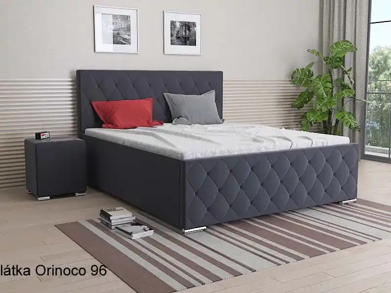 Čalouněná postel Adel 270x220 vysoká 60 cm Sleva