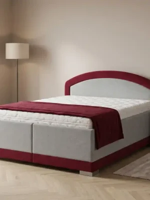 Vysoká čalouněná postel Kappa 280x200 cm - výběr barev Odeslání Ihned