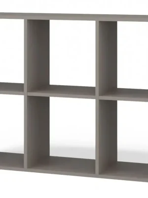 Omezená Nabídka Regál Manja 2x3 šedá jíl