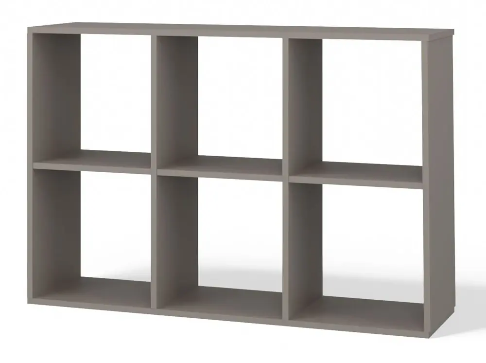 Omezená Nabídka Regál Manja 2x3 šedá jíl
