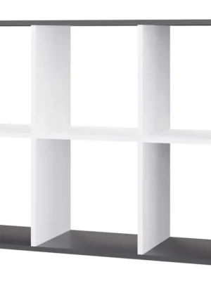 Výhodná Nabídka Regál Manja 2x3 antracit/bílá