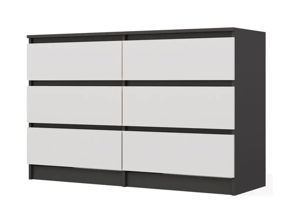 Komoda Malvína M6 120 antracit/bílá Objednat Nyní