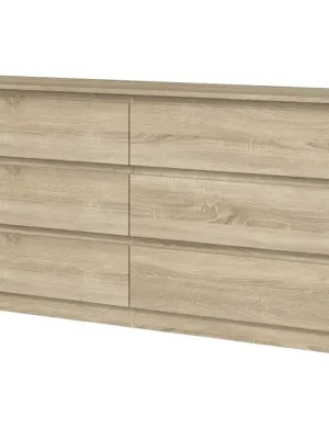 Značkový Komoda Malvína M6 140 dub sonoma