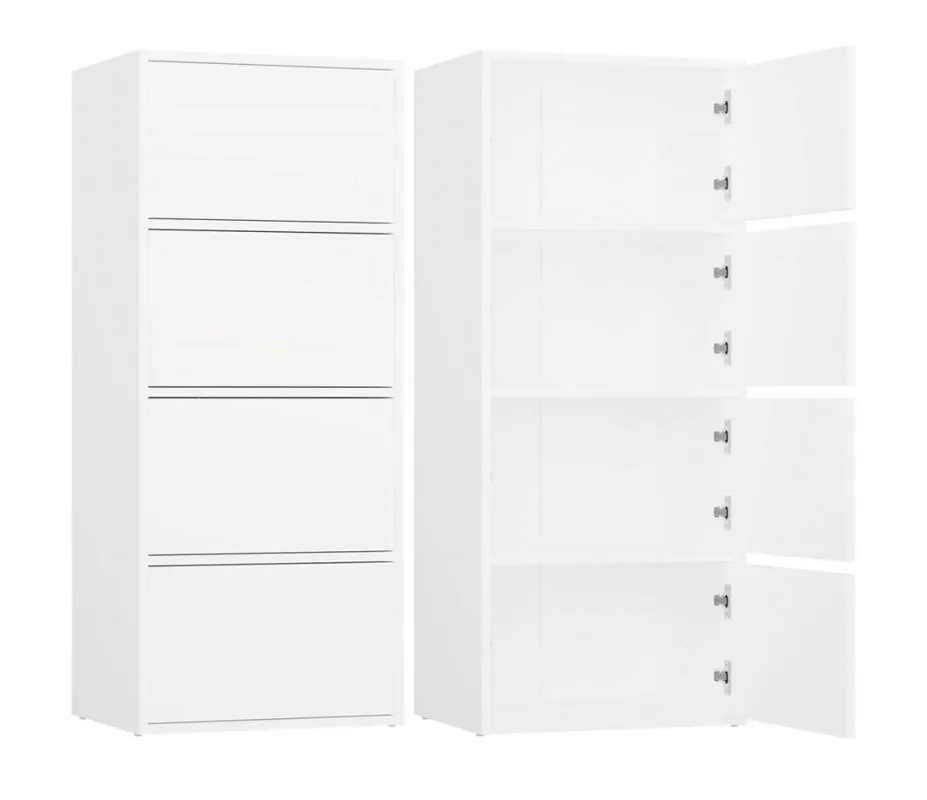 Komoda Almona 4D bílá Novinka