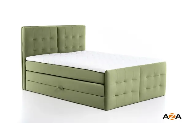 Postel boxspring Stela 2 280x200 s úložným prostorem - výběr barev Omezená Nabídka