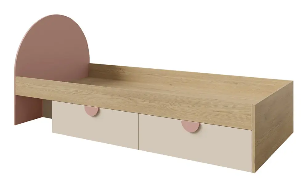 Speciální Cena Postel Leya R13 P/L dub cremona/macadamia/pudrová růžová