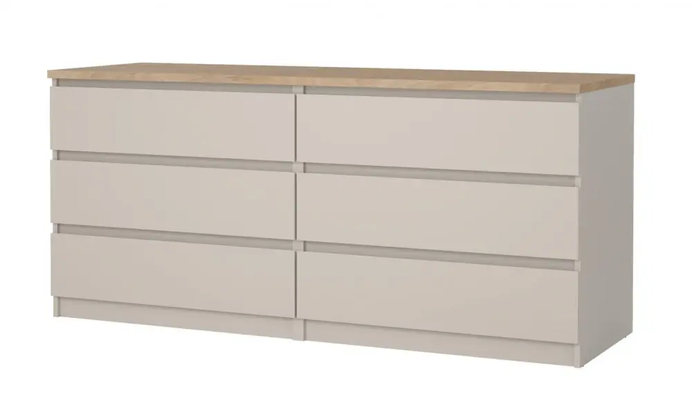 Komoda Simplicity 232 kašmír/jackson hickory Levný