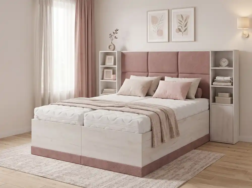 Jen Po Omezenou Doba Postel s čalouněným čelem Ontario plus 180x200