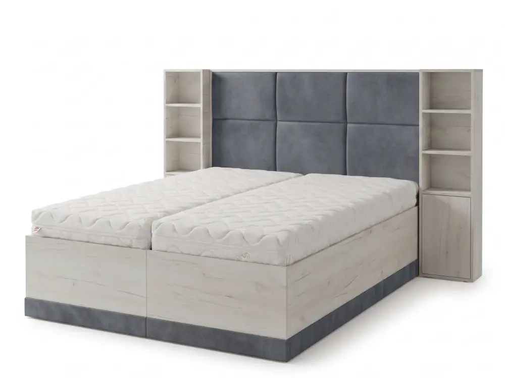 Postel s čalouněným čelem Ontario plus 230x220 Super Cena