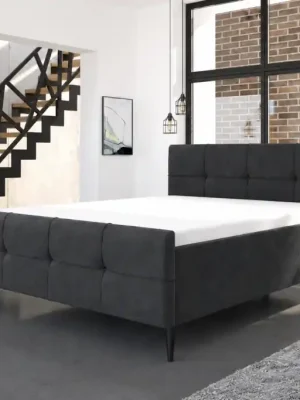 Vysoká postel Modulus K 180x200 - tmavě šedá Přímo Od Výrobce