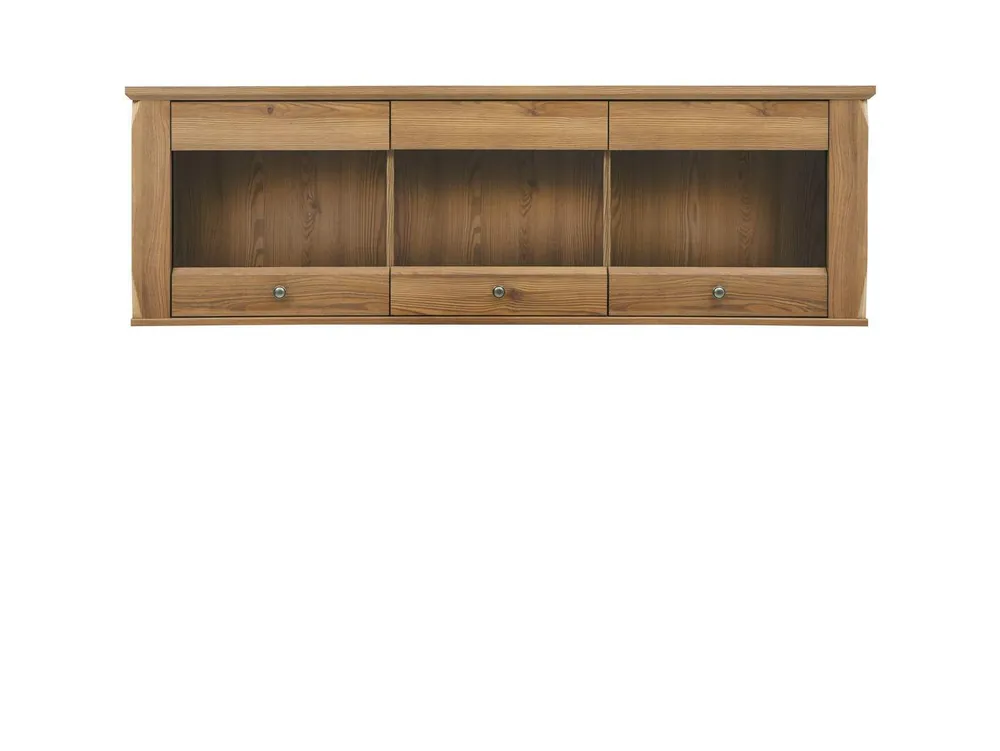 Závěsná vitrína BERGEN SFW3W modřín sibiu zlatý Kup Teď