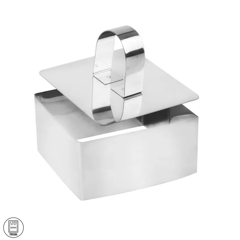 Super Cena Forma-tvořítko nerez+píst 8x8 cm