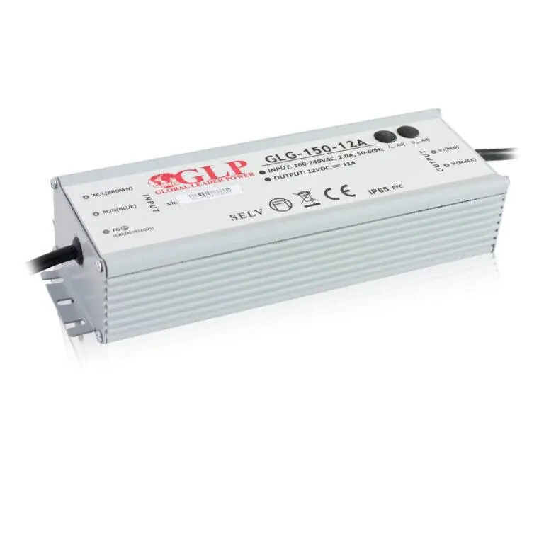 Rychlé Dodání Zdroj napětí 12V 150W 12,5A IP67 GLP typ GLG-150-12A