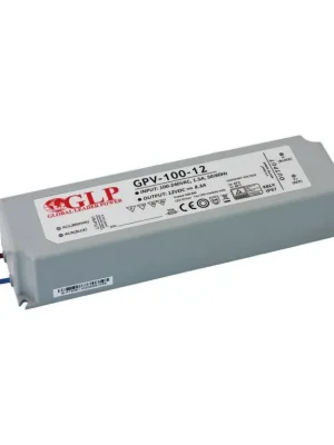 Zdroj napětí 12V 100W 8,3A IP67 GLP typ GPV-100-12 Sezónní Sleva