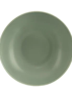 Zlevněný Talíř ker. hluboký ALFA kulatý pr. 20,5 cm zelená