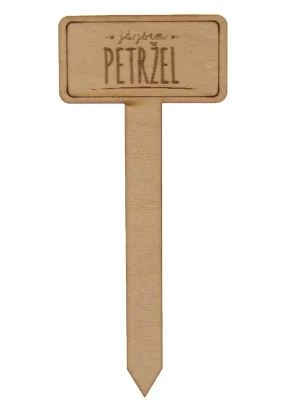 Zápich dřevo do květináče petržel Objednat Nyní