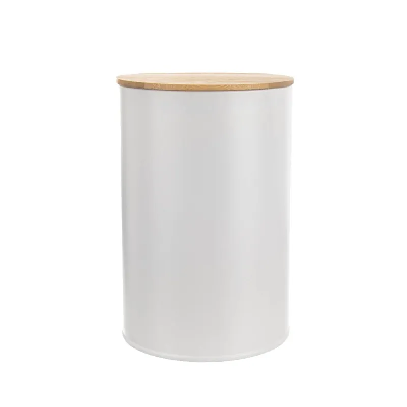 Vysoce Kvalitní Dóza plech/bambus pr. 9,5 cm WHITELINE