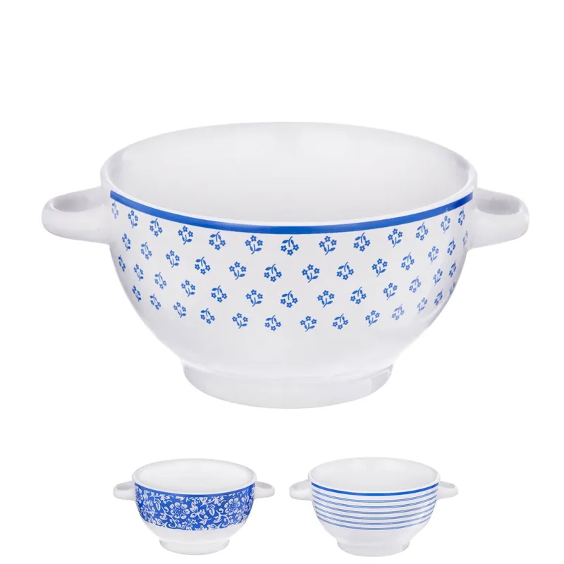 Vysoce Kvalitní Miska ker. polévková Blue design pr. 14 cm mix