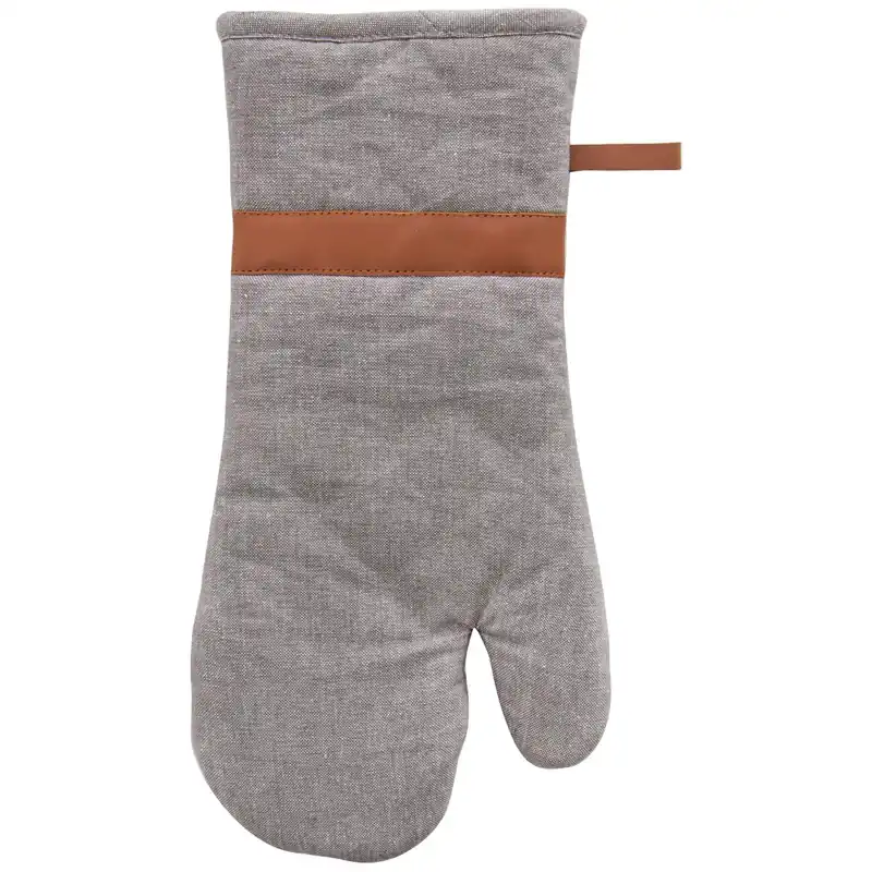 Bezpečná Platba Chňapka bavlna/kůže+magnet Denim