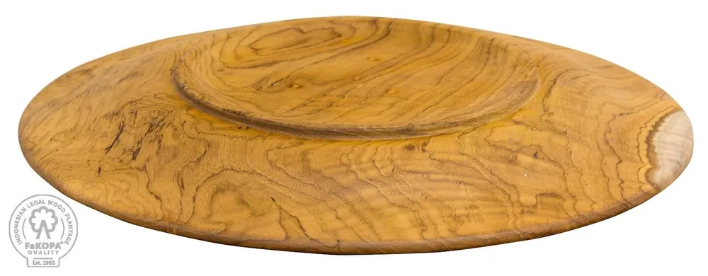 PLATE IV - talíř z teaku Koupit Online
