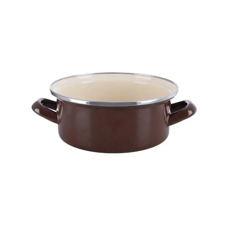 Ihned K Objednání Kastrol smalt BROWN Lem 2,2 l