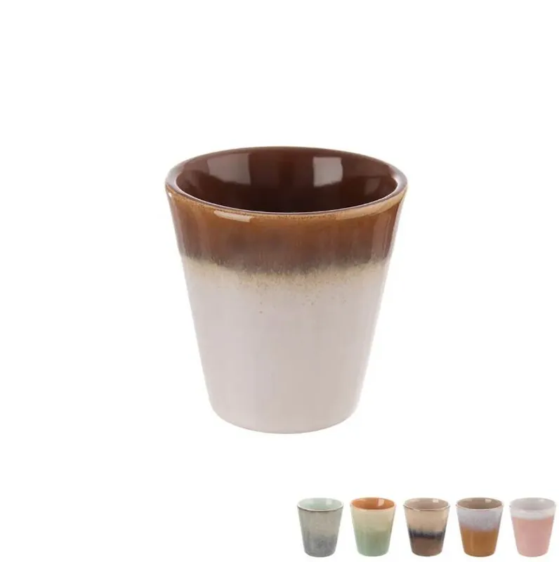 Hrnek kamenina espresso 0,1 l mix 1 ks bez ucha Nízká Cena