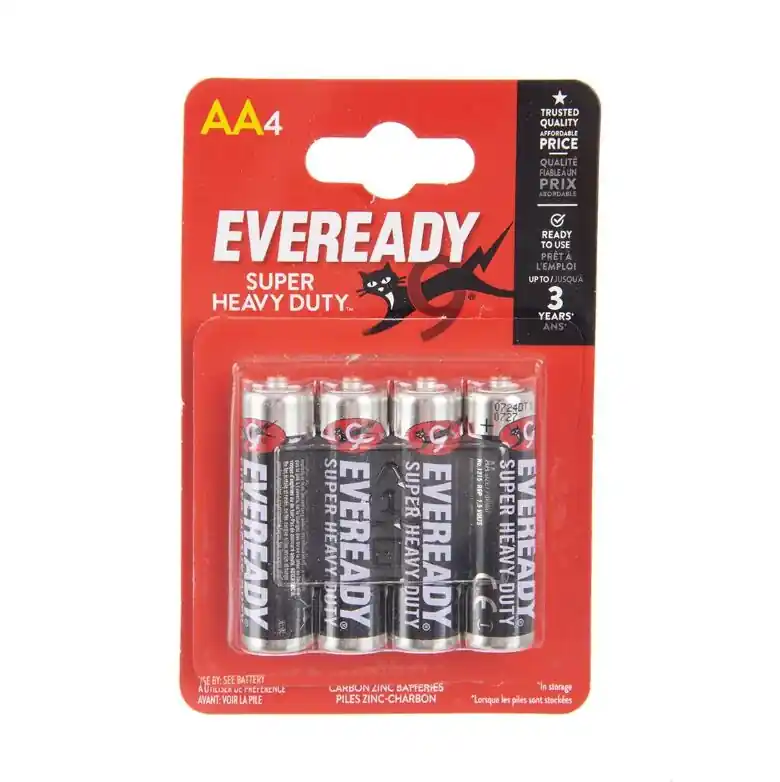 Baterie zinková tužková Eveready AA 1,5 V 4 ks, náhr. 870663 Cenový Hit
