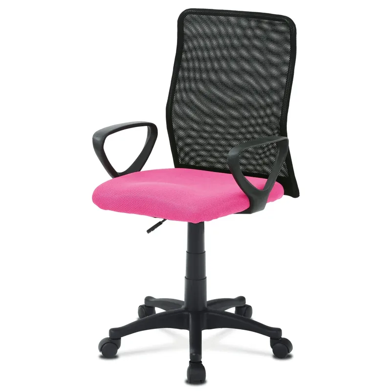 Oblíbený Dětská židle, výškově nastavitelná, růžová síťovina, KA-B047 PINK