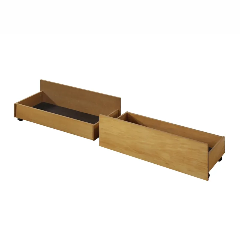 Horká Nabídka 2 kusy, zásuvný kontejner pod postel, dub, MIDEA