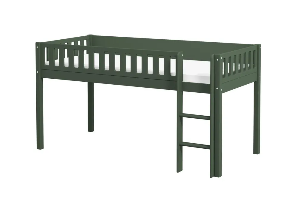 Vyvýšená postel Viggo zelená Must-Have