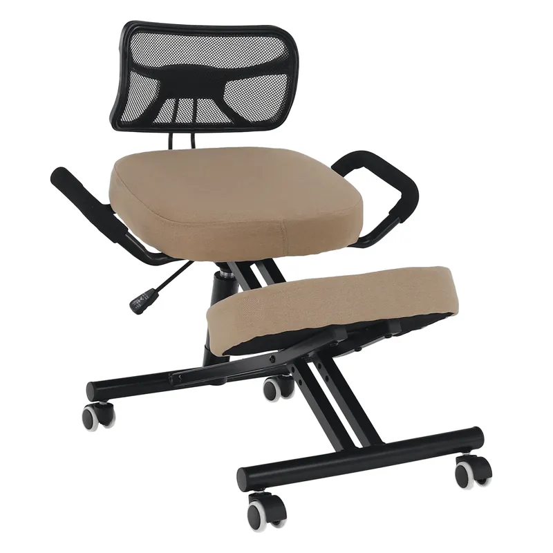 Ergonomická klekačka, béžová/černá, RUFUS Poslední Šance