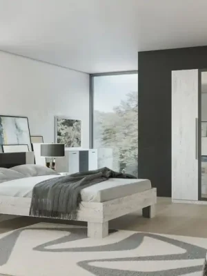 AGADIR ložnicová sestava, antracit/light artwood Výprodej
