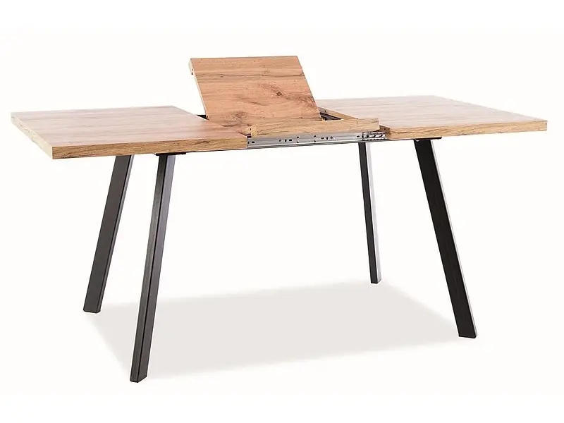 Sleva Jídelní stůl rozkládací MOST 120x80 dub artisan/černá