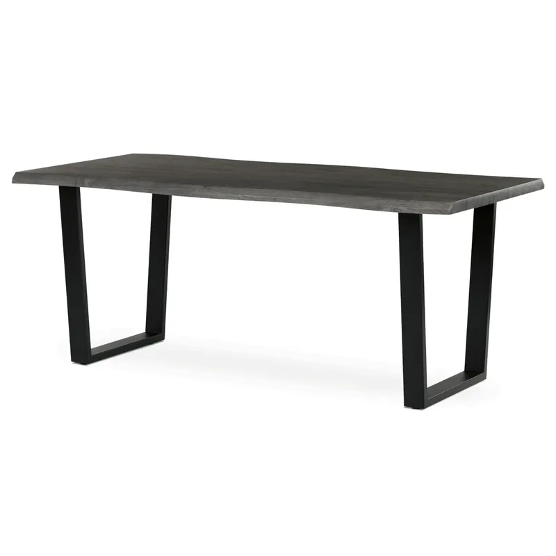 Jídelní stůl 180x90cm, mdf, šedý dub, HT-F4218 GREY Zlevněný