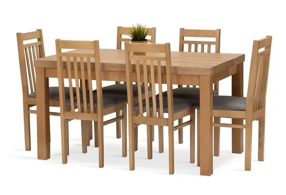 Akční Cena Jídelní set Meteor 6 dub artisan/šedá