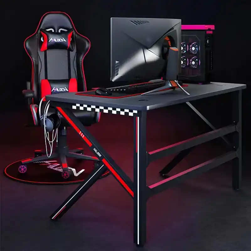 Přímo Od Výrobce GAMER 1 herní stůl černý/červený