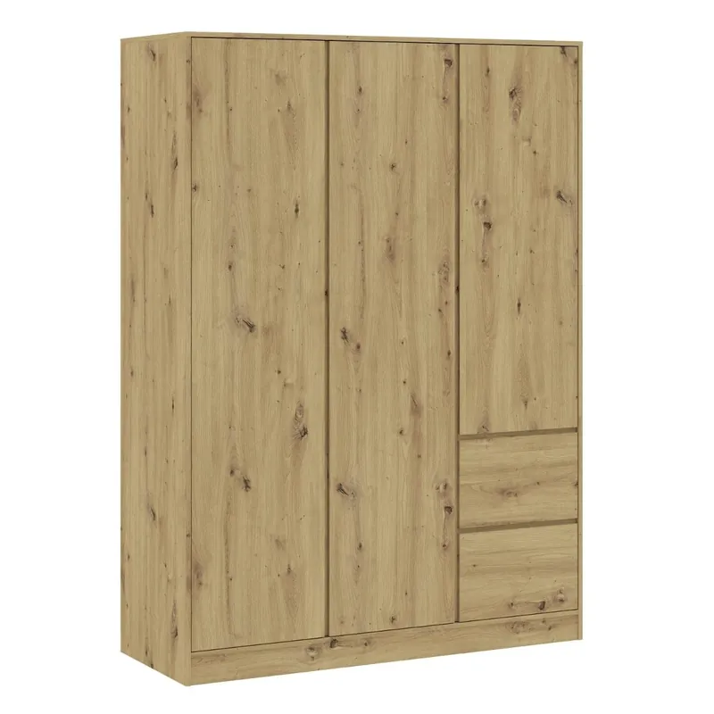 Oblíbený Šatní skříň 3D2S BURELA dub artisan